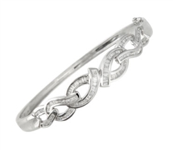 Diamond Bangle Bracelet